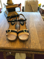 Estella gold buckle sandal